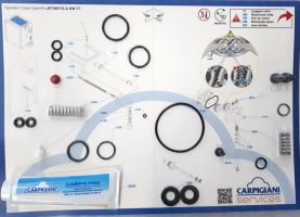 CARPIGIANI gasket set for whipped cream machine - spare parts 749