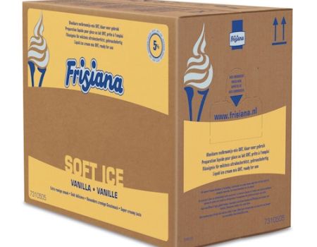 Liquid mix for soft serve ice cream - cream
