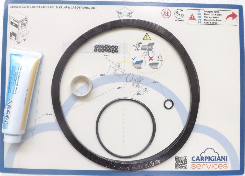 CARPIGIANI gasket set for scoop ice cream XPL 743