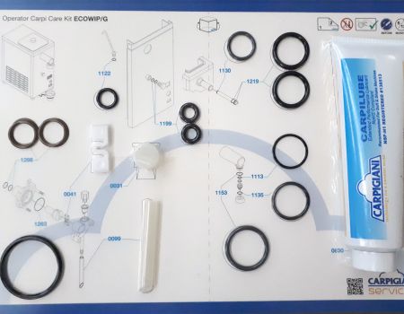 CARPIGIANI gasket set for whipped cream machine ECOWIP 747