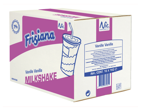 Powdered mix for milkshake