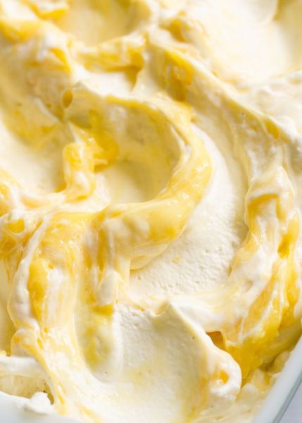 Topping, dip lemon