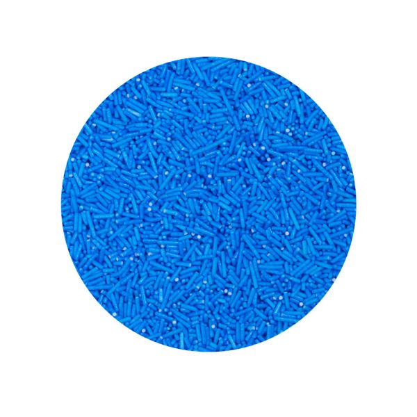 Decorative sprinkles - Smurf-blue