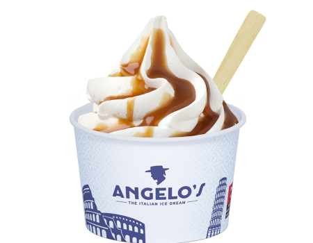 Topping, dip toffee caramel