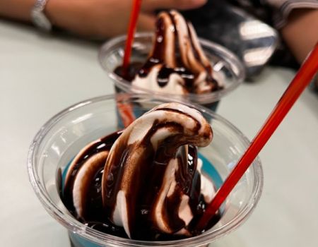 Topping, dip chocolate