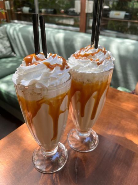 Topping, dip salted caramel