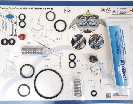 CARPIGIANI gasket set for whipped cream machine MINI WIP 748