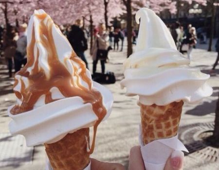 Topping, dip toffee caramel