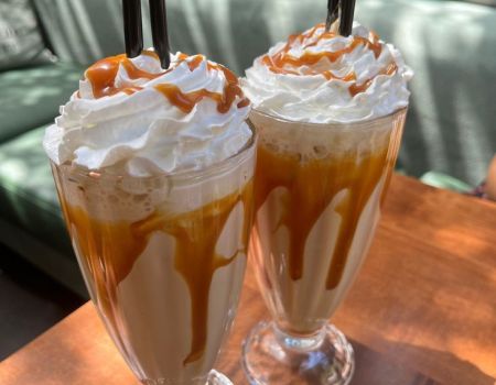 Topping, dip salted caramel