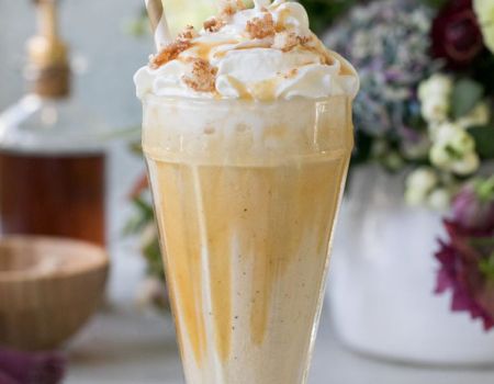 Ingredients for milkshake syrup - toffee caramel