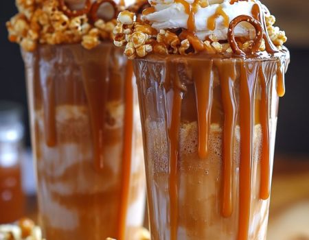 Topping, dip salted caramel