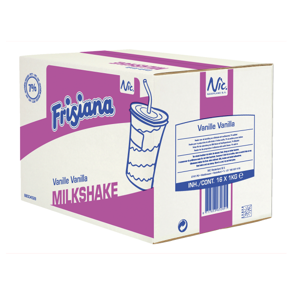 Powdered mix for milkshake