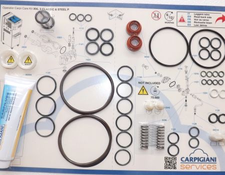 CARPIGIANI gasket set for soft serve ice cream XVL 742