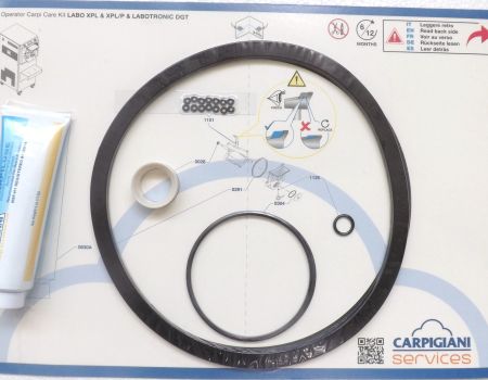 CARPIGIANI gasket set for scoop ice cream XPL 743