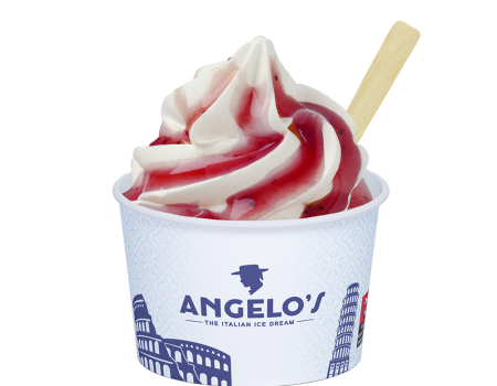 Topping, dip strawberry