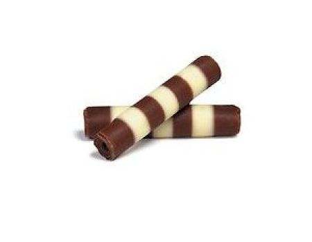 Chocolate wafer tubes