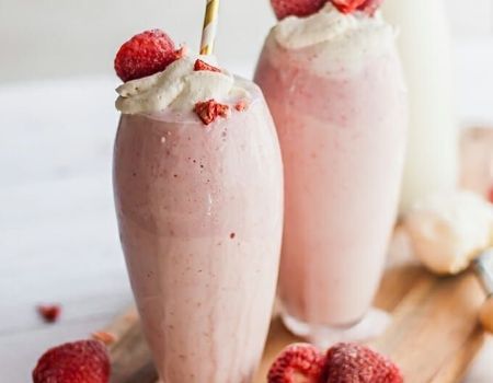 Sirup na ochutenie milkshaku - jahoda