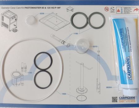 CARPIGIANI gasket set for ice cream pasteurization 745