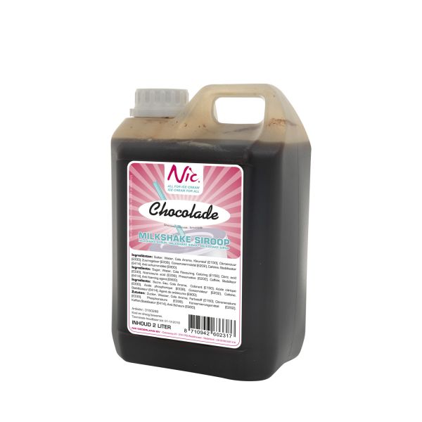 Syrup for flavoring milkshake - chocolate