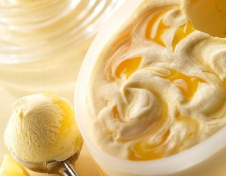 Topping, dip lemon