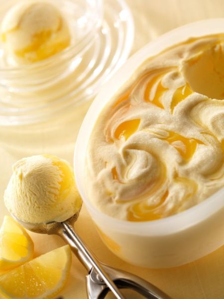 Topping, dip lemon