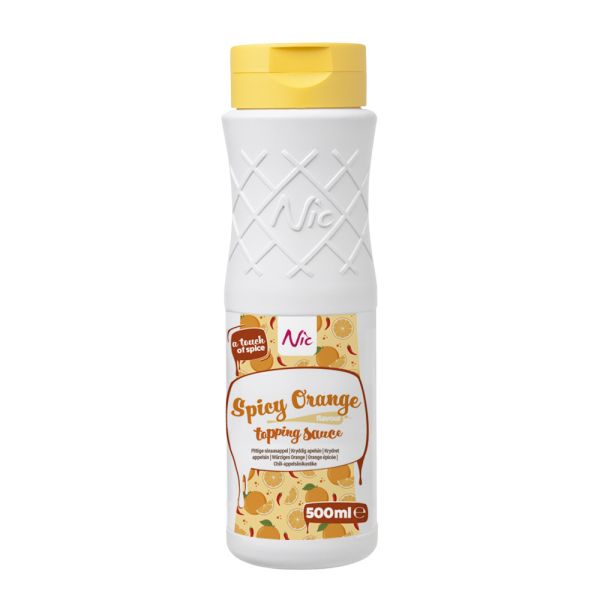 Topping, dip spicy orange